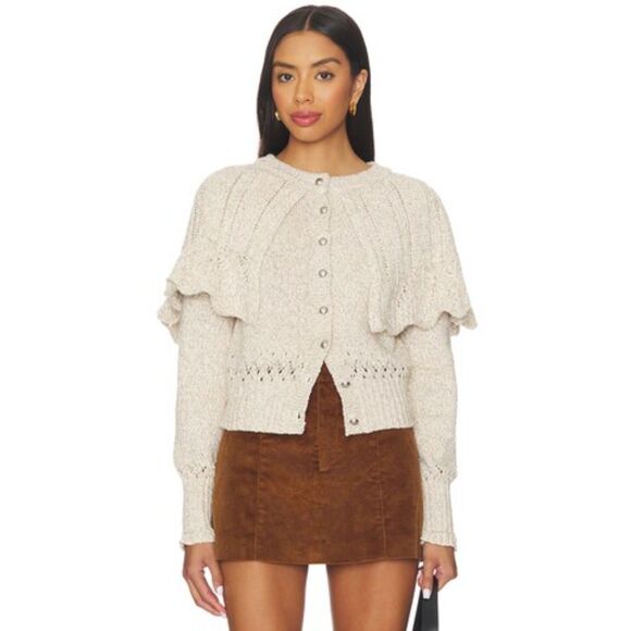 Free People Sweaters - NWT Free People Bali Cape May Sweater in Natural Combo Size Small
